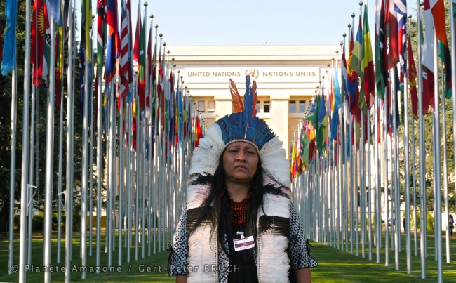 Valdelice Veron à l'ONU (Genève)