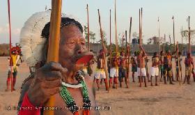 Chief Raoni Metuktire - Statement of support to the Munduruku people fighting future powerplants on the Tapajós and Teles Pires Rivers
